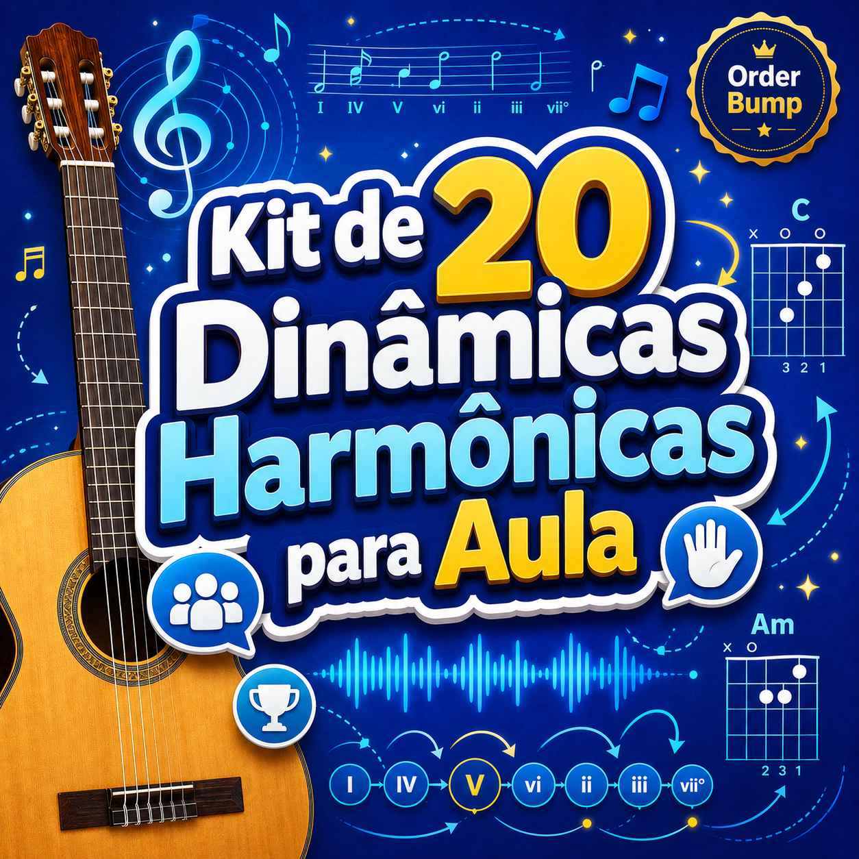 Kit de 20 Dinâmicas Harmônicas para Aula