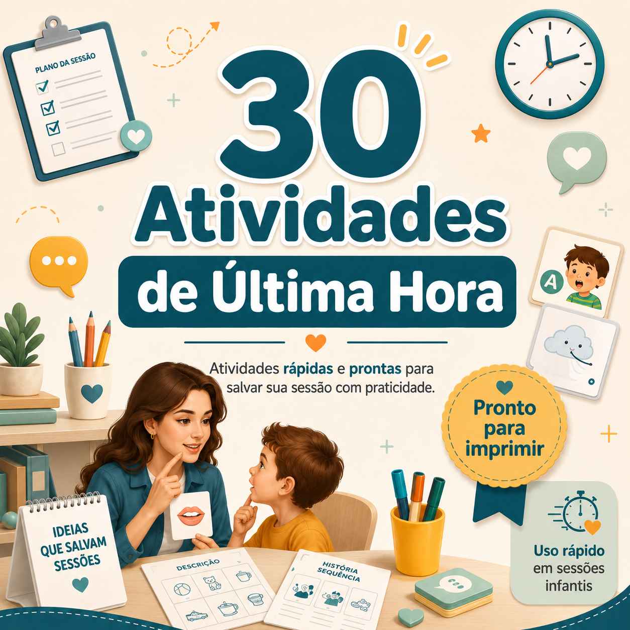 30 Atividades de ultima hora