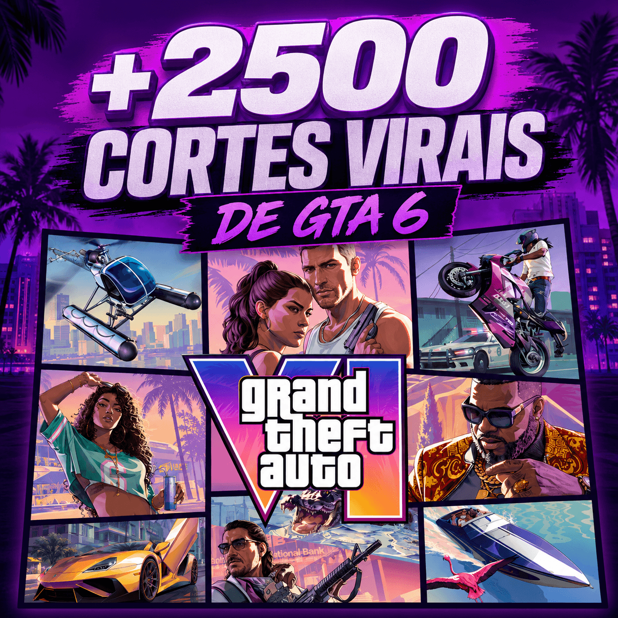+2500 Cortes Virais de GTA 6