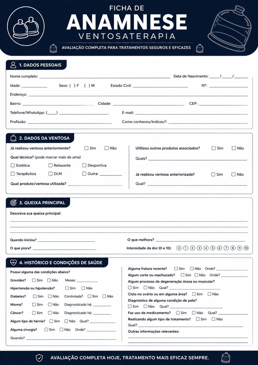 Ficha de Anamnese 