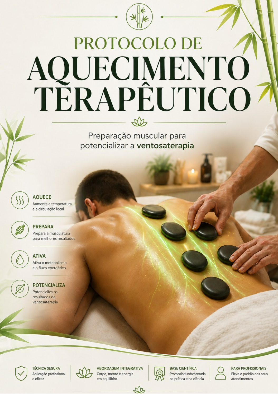 Massagem com Pedras Vulcânicas