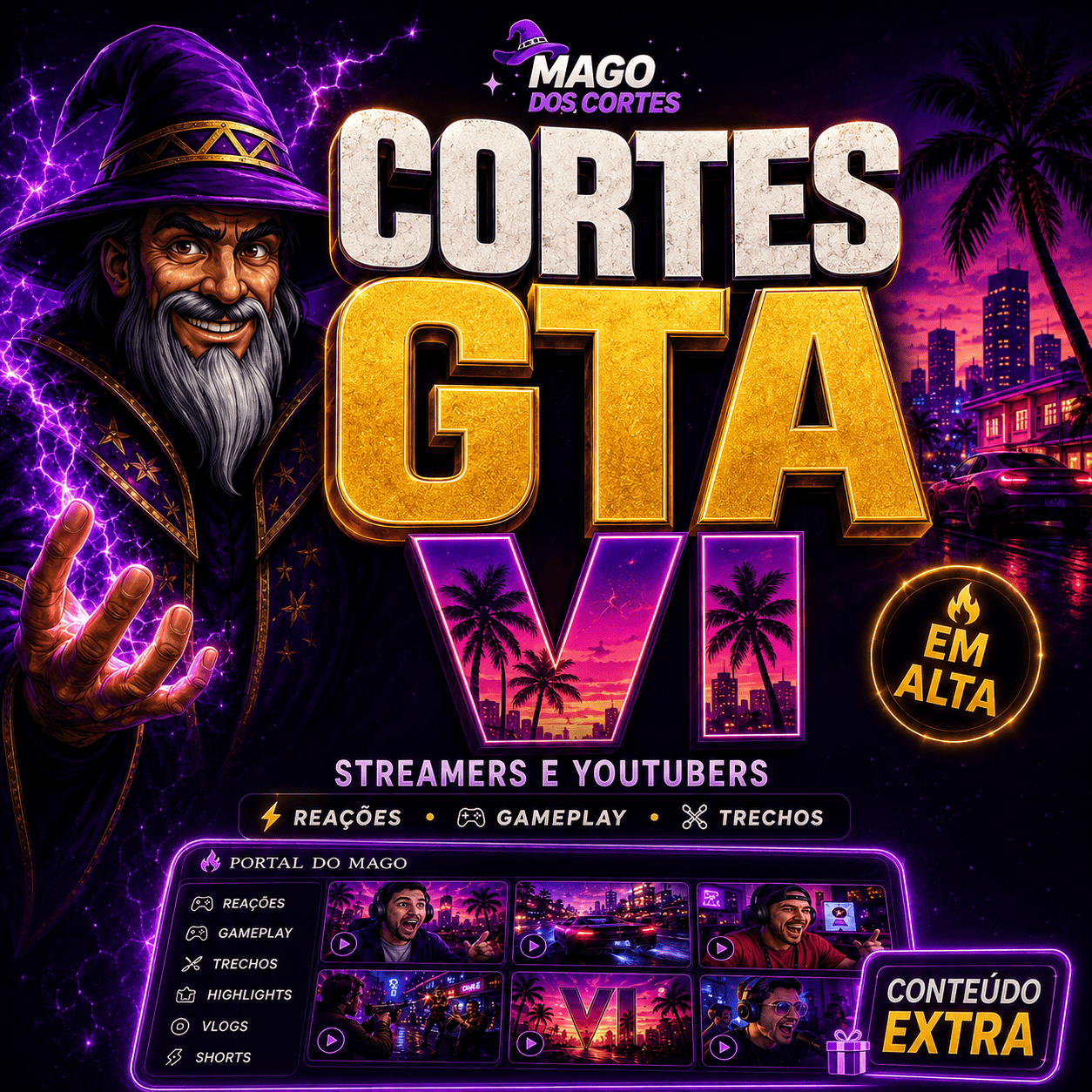 🔥 PACOTE HYPE GTA VI