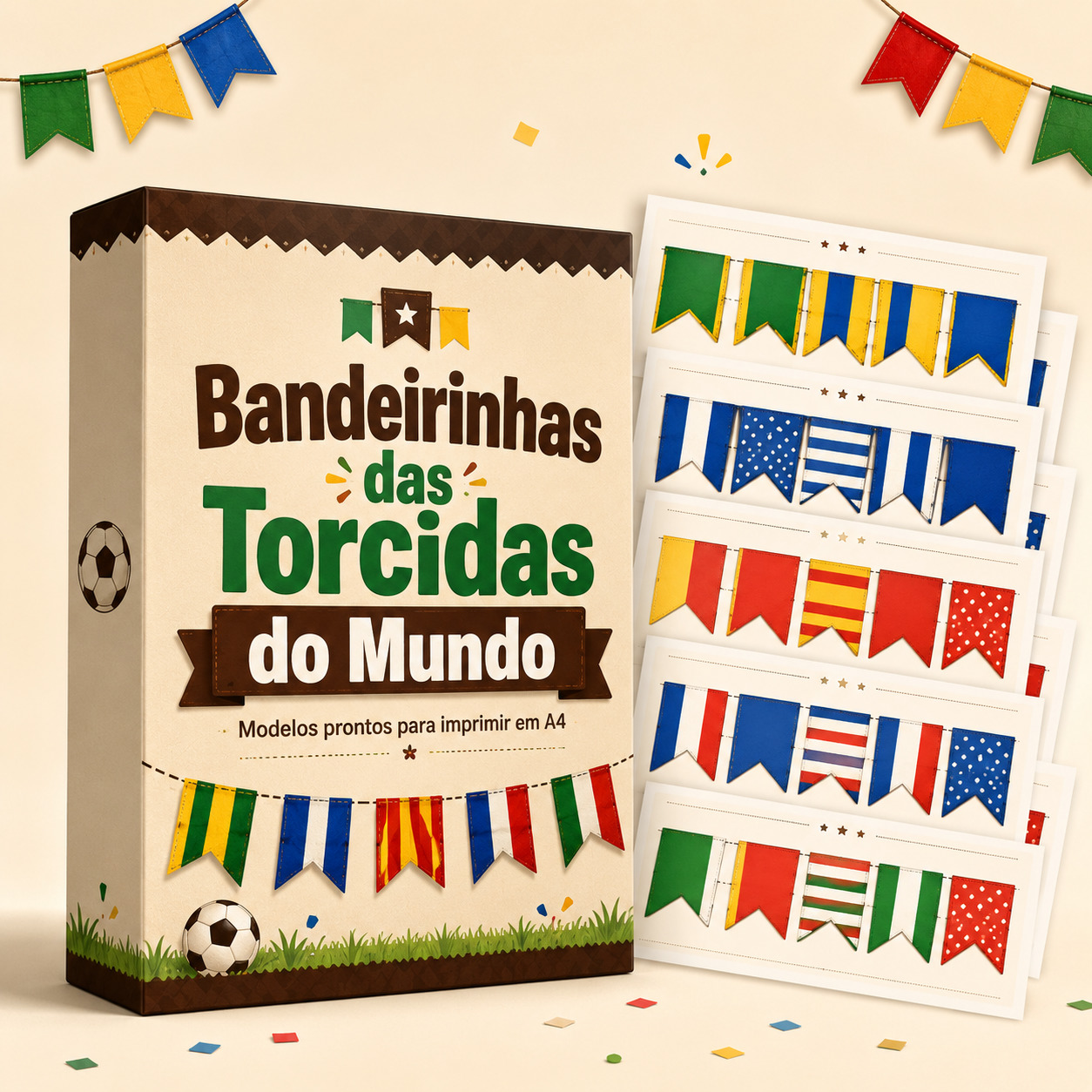 Bandeirinhas das Torcidas do Mundo