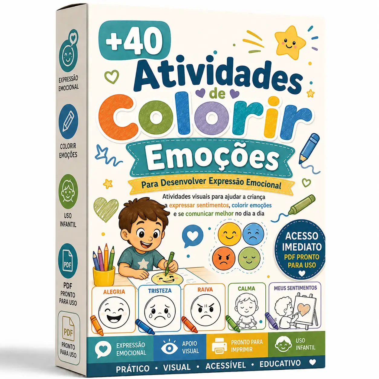 +40 Atividades de Colorir Emoções