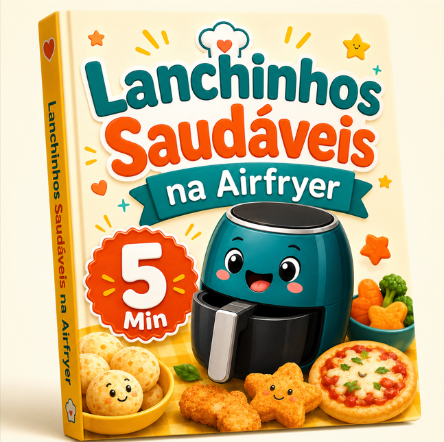+30 Lanchinhos Saudáveis na Airfryer
