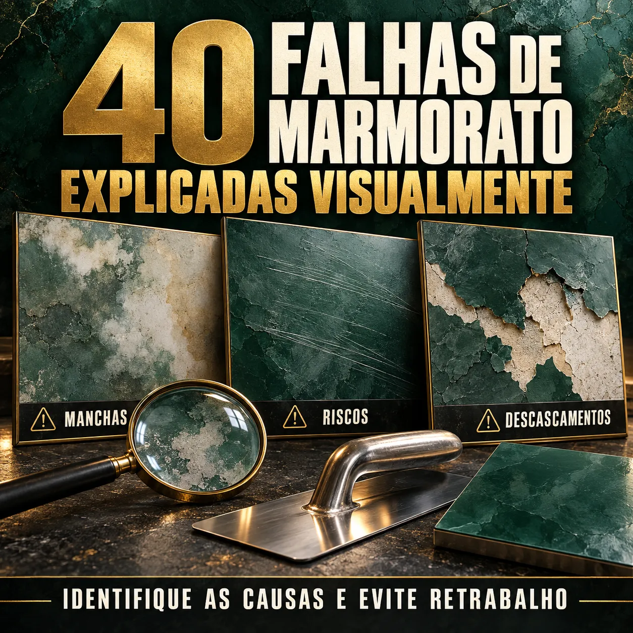 40 Falhas de Marmorato Explicadas Visual