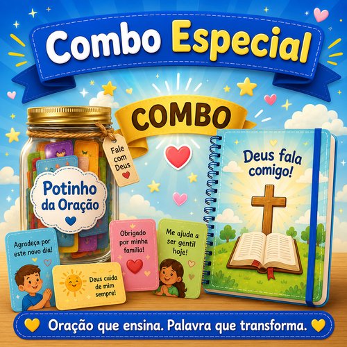 Combo Oração + Caderno Bíblico