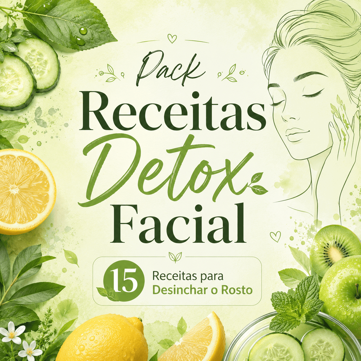 +15 Receitas para Detox Facial