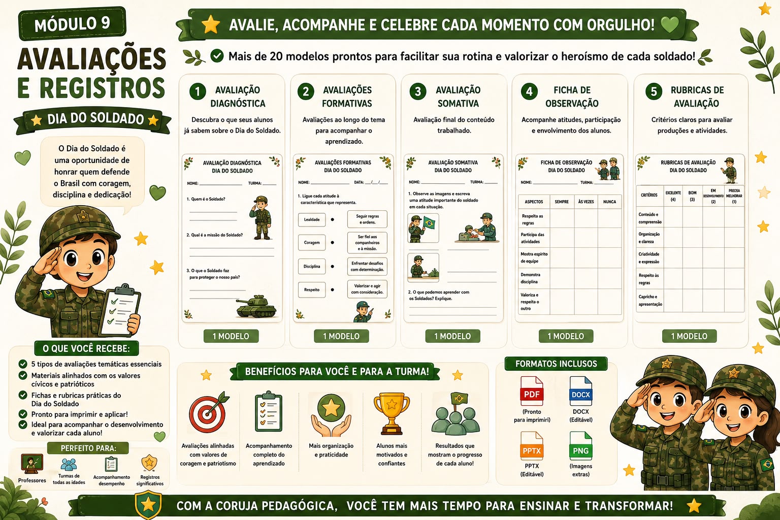 Avaliação do professor soldado