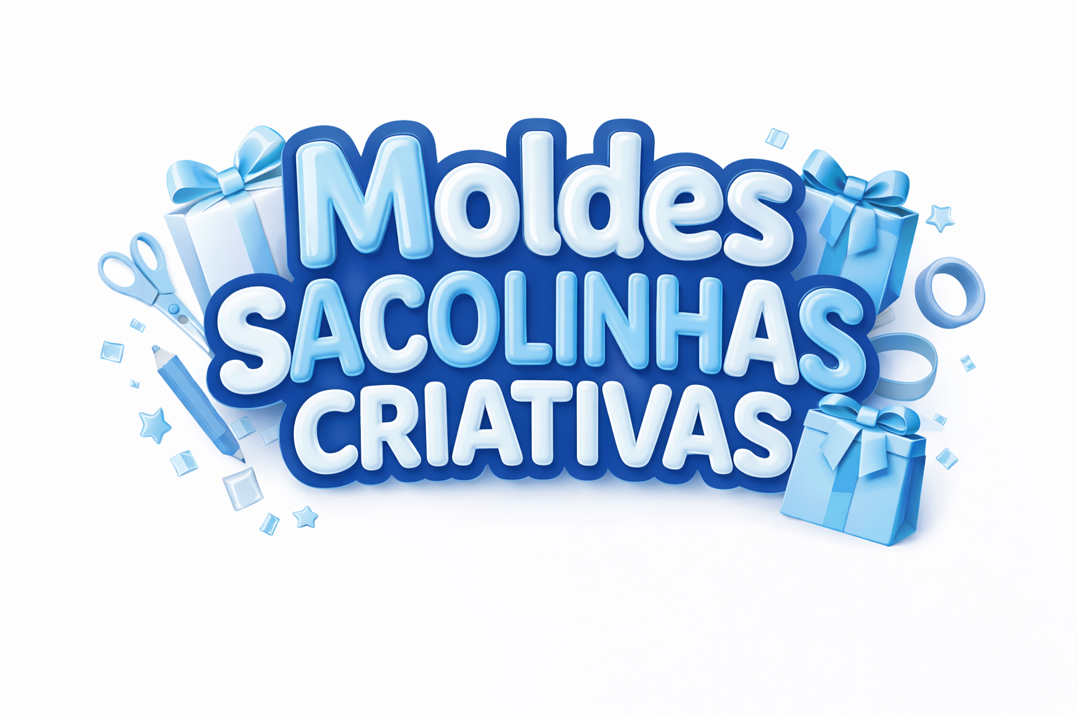 Moldes Sacolinhas Personalizadas