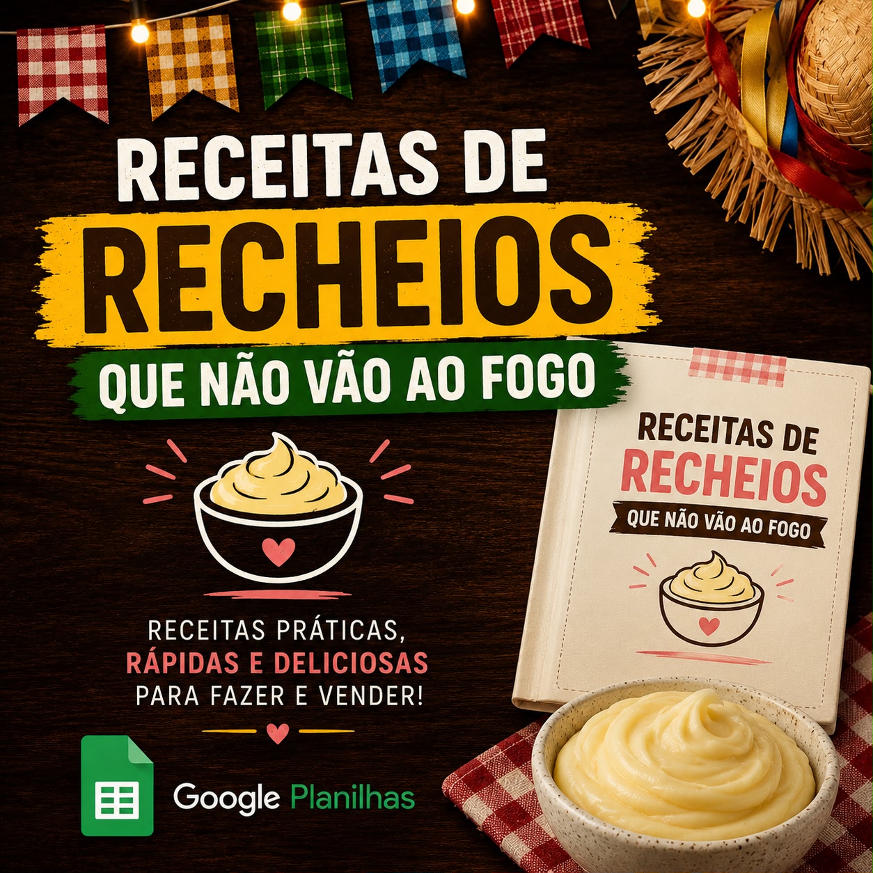 +100 Receitas de Recheio Sem Fogo