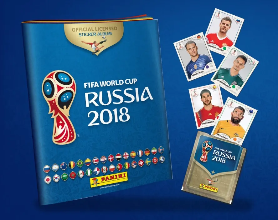 Figurinhas da Copa 2018