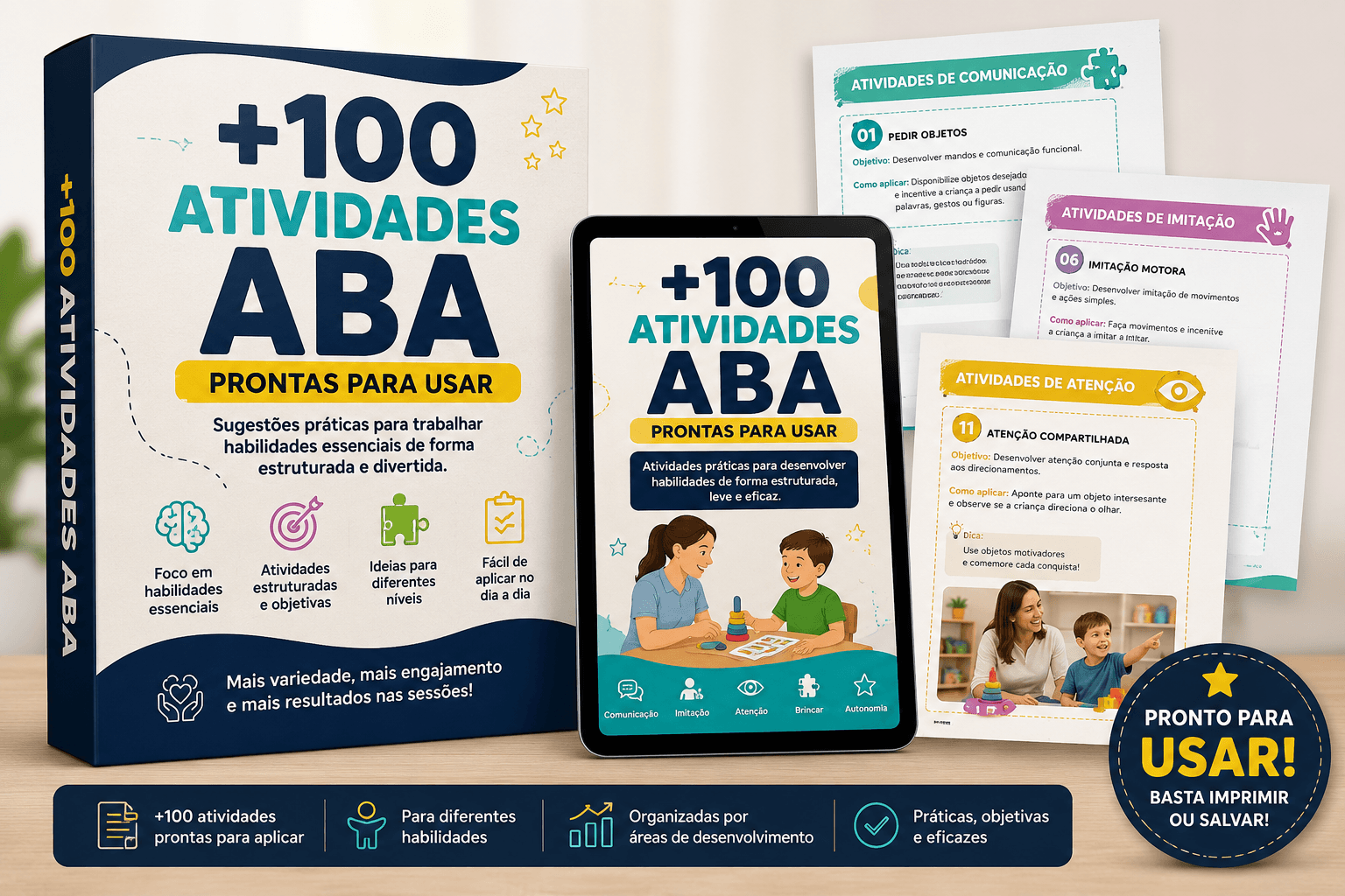 +100 ATIVIDADES ABA