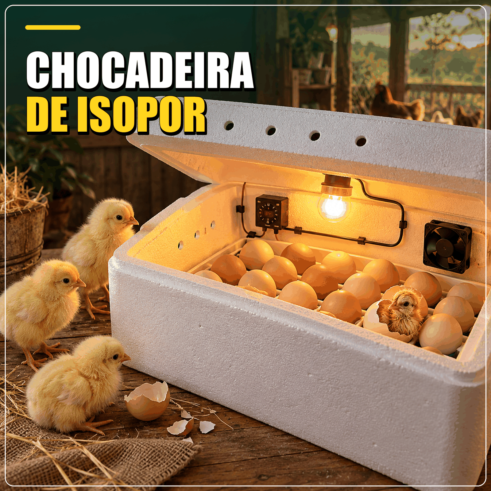 Chocadeira de Isopor