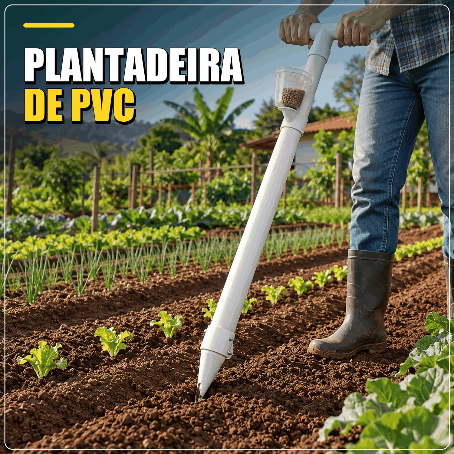 Plantadeira Manual de PVC