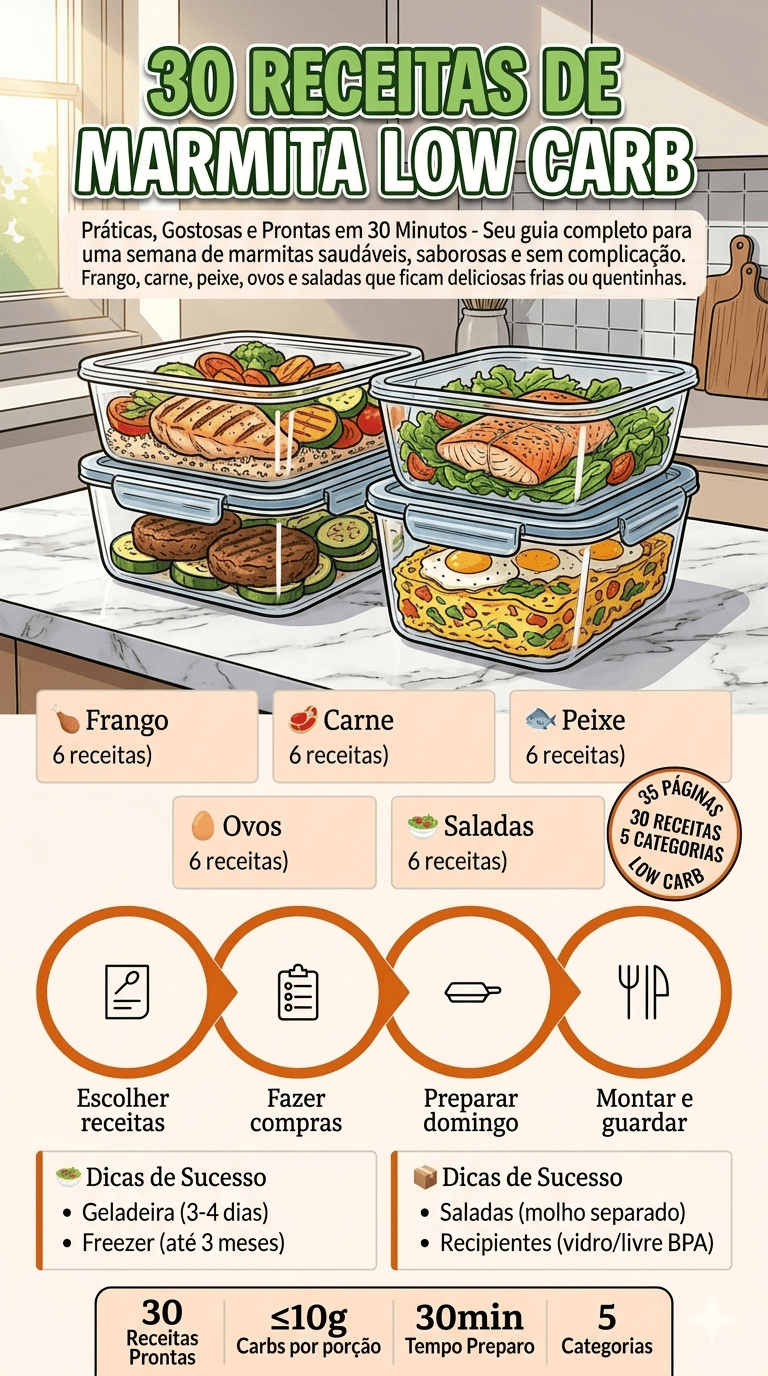 30 Receitas de Marmita Low Carb