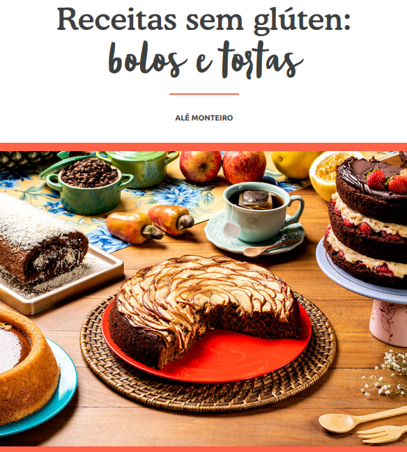 Bolos e coberturas sem Glúten