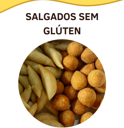 30 Salgados de festa - Sem glúten.
