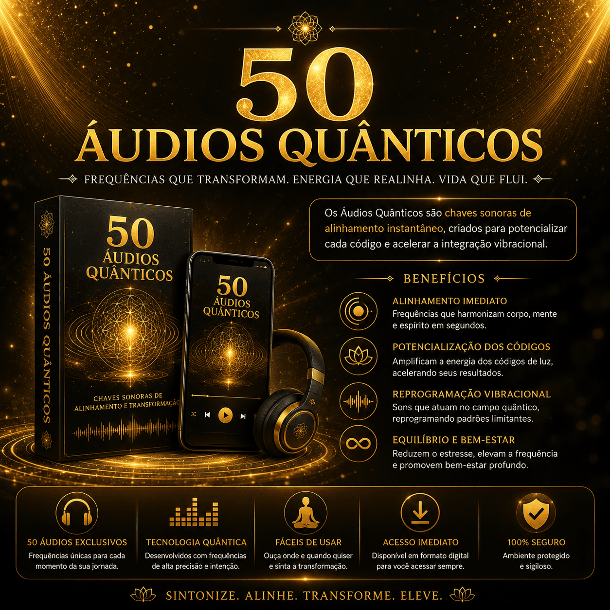 50 Áudios Quânticos