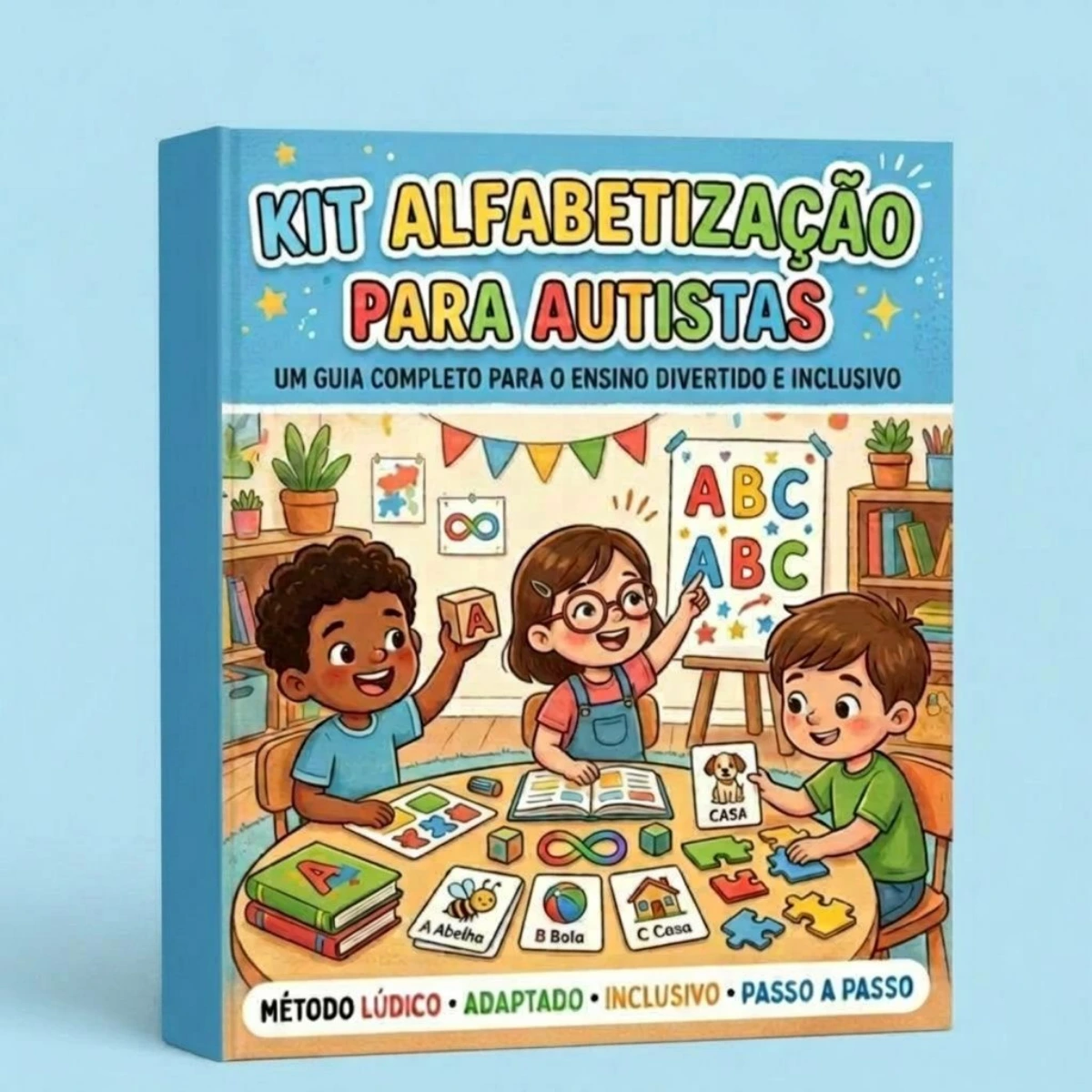 KIT ALFABETIZAÇÃO AUTISTAS