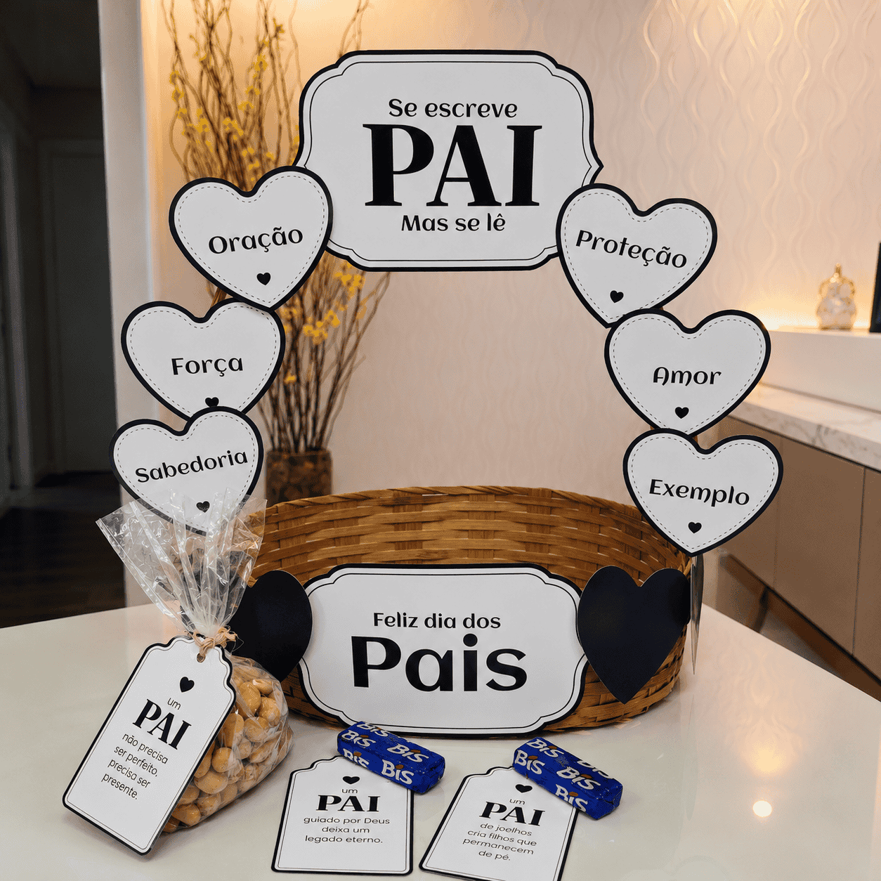 🧺 Cesta de Recepção para os Pais