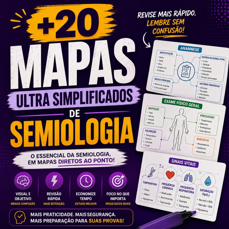 +20 Mapas Simplificados de Semiologia
