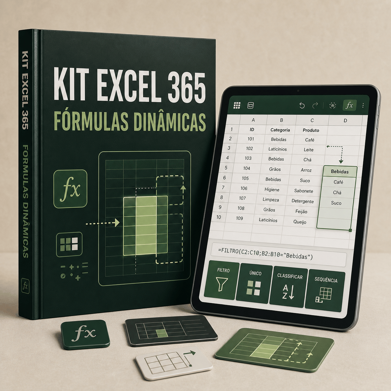 Guia Visual com 100 Atalhos do Excel