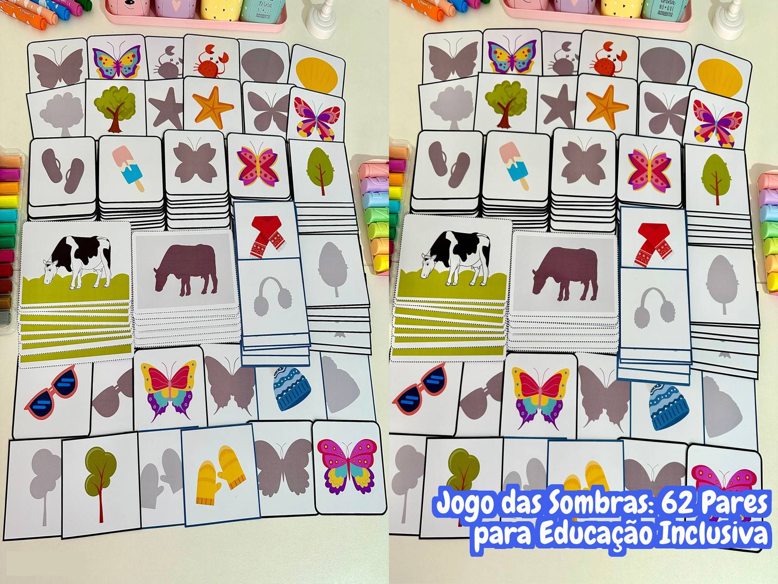 Jogo das Sombras: 62 Pares para Educação