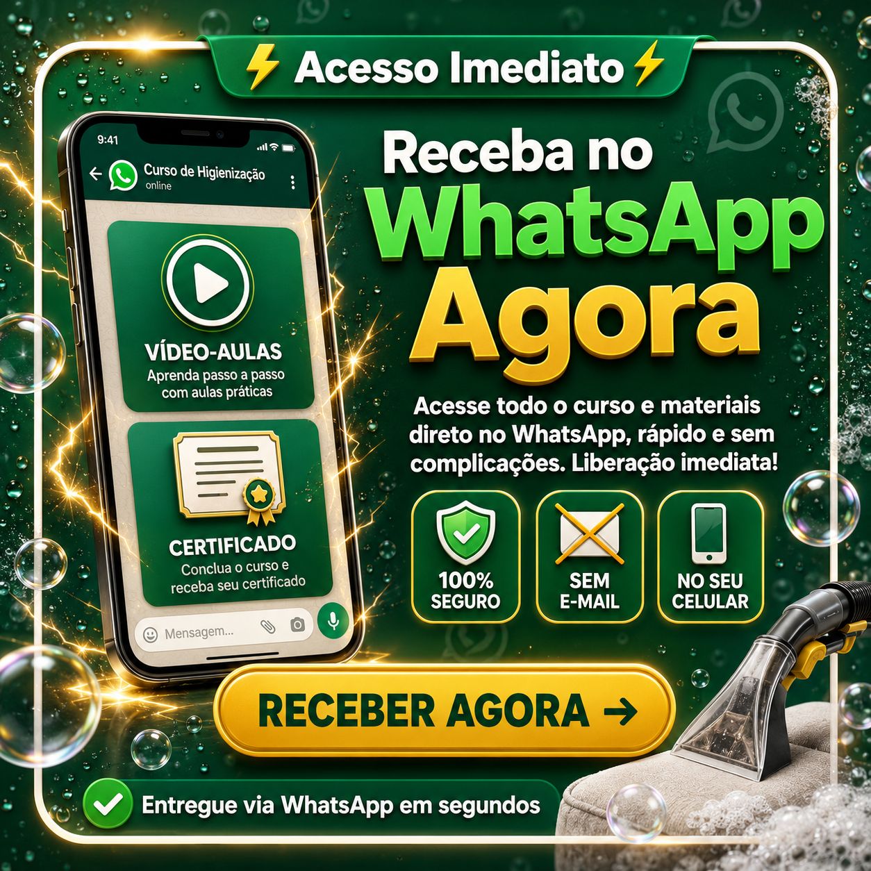 📱 Entrega no WhatsApp