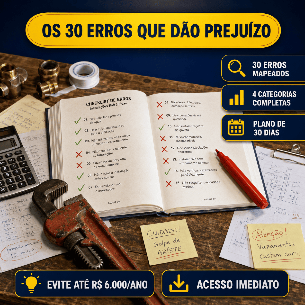 Guia dos 30 Erros que Dão Prejuízo