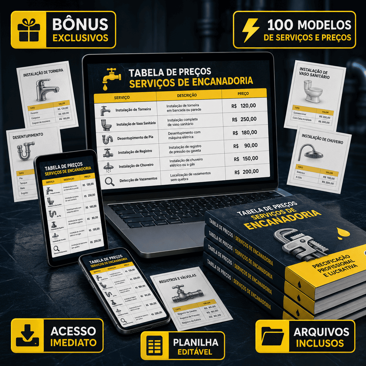  Tabela de Preços