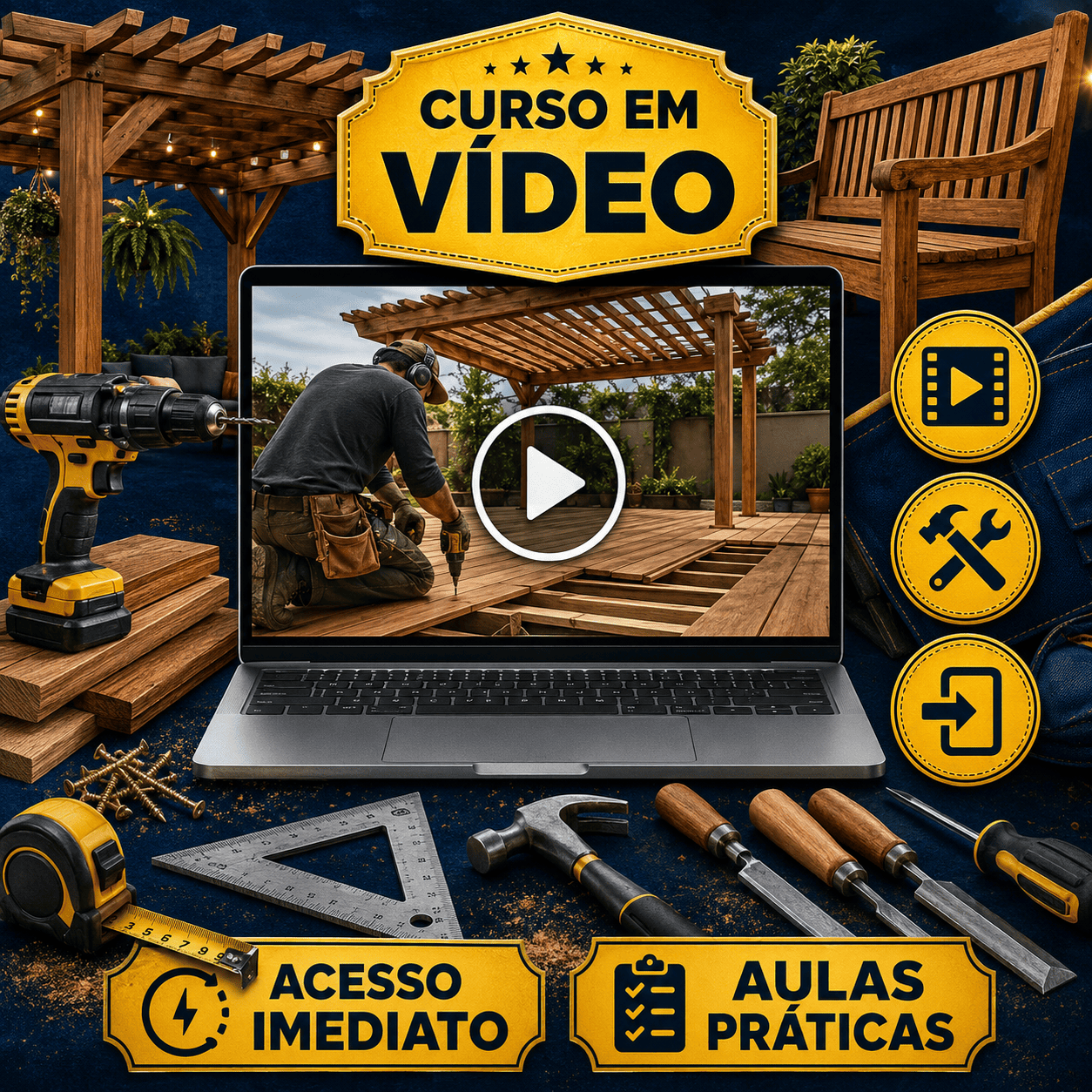 Curso de Móveis para Área Externa 