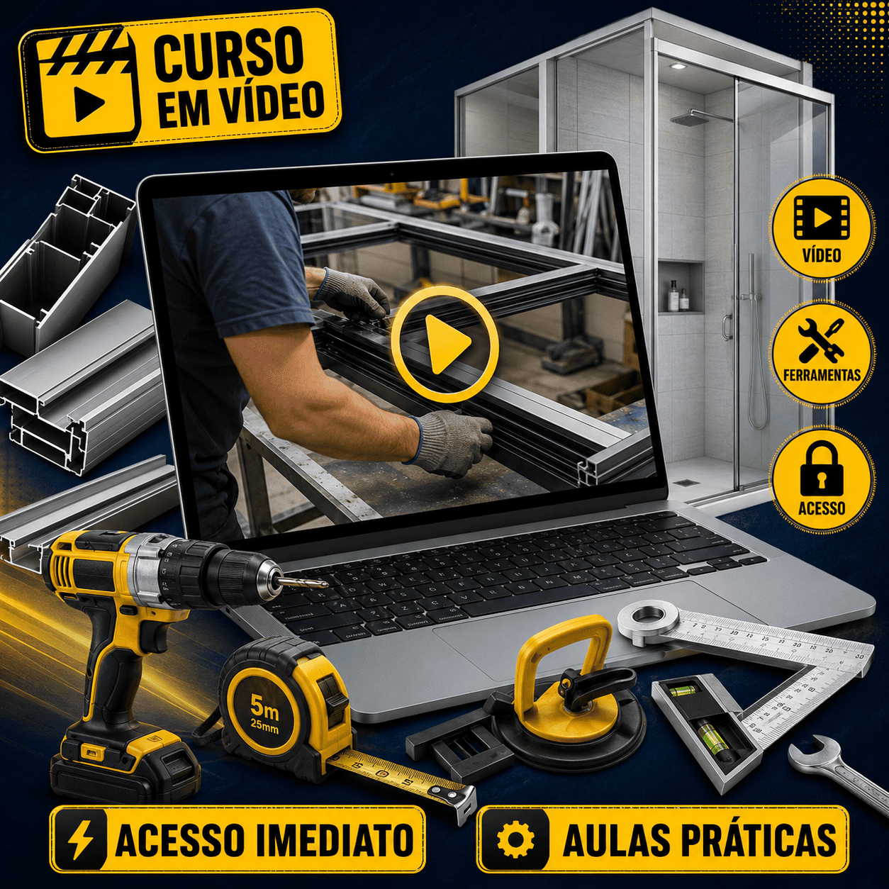 Curso de Serralheria de Alumínio