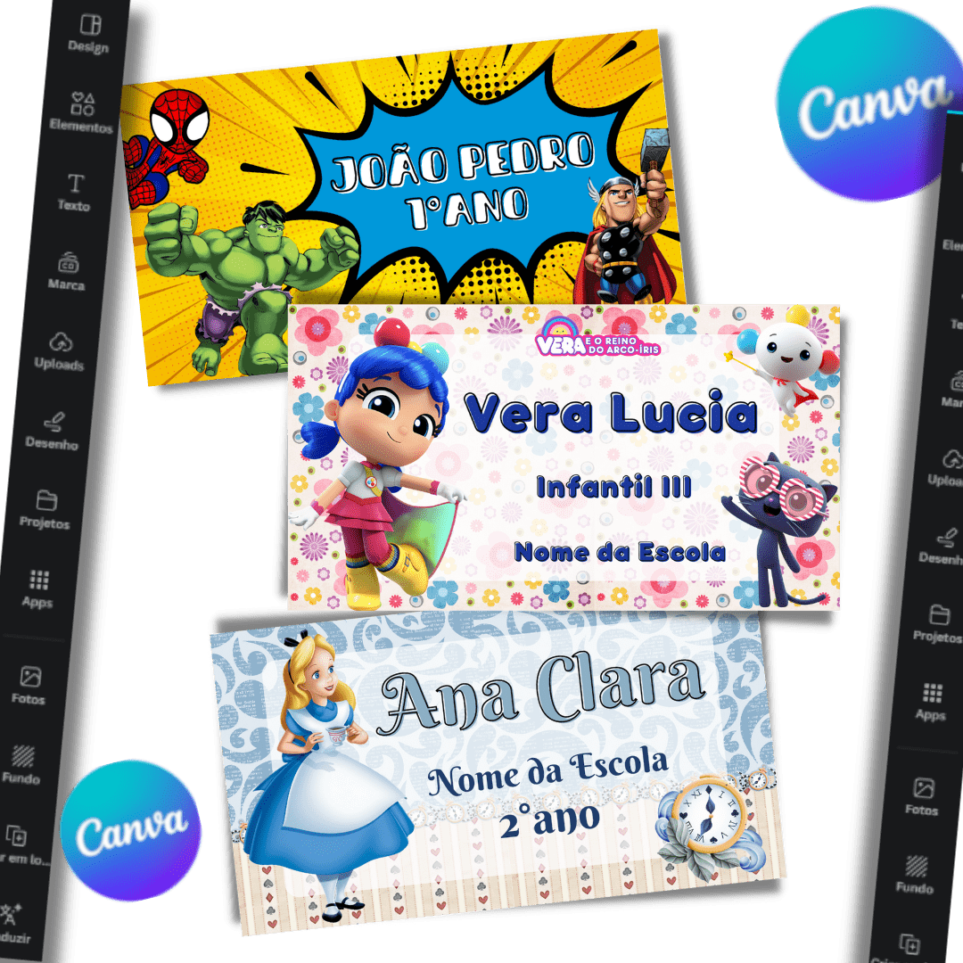 + 600 Etiquetas Escolares