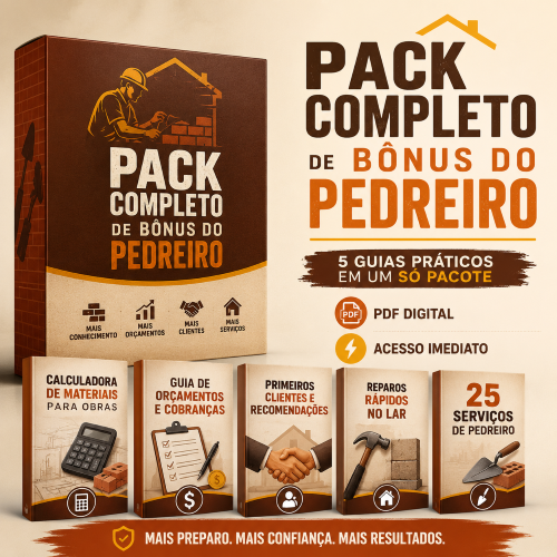Pack Completo do Pedreiro