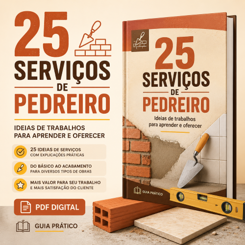Guia com 25 Serviços de Pedreiro