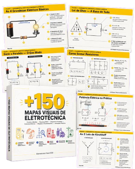 +150 Mapas Visuais de Eletrotécnica