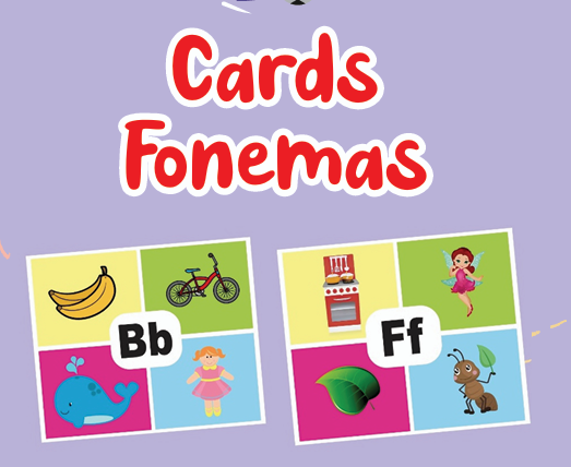 +50 Cards de Fonemas