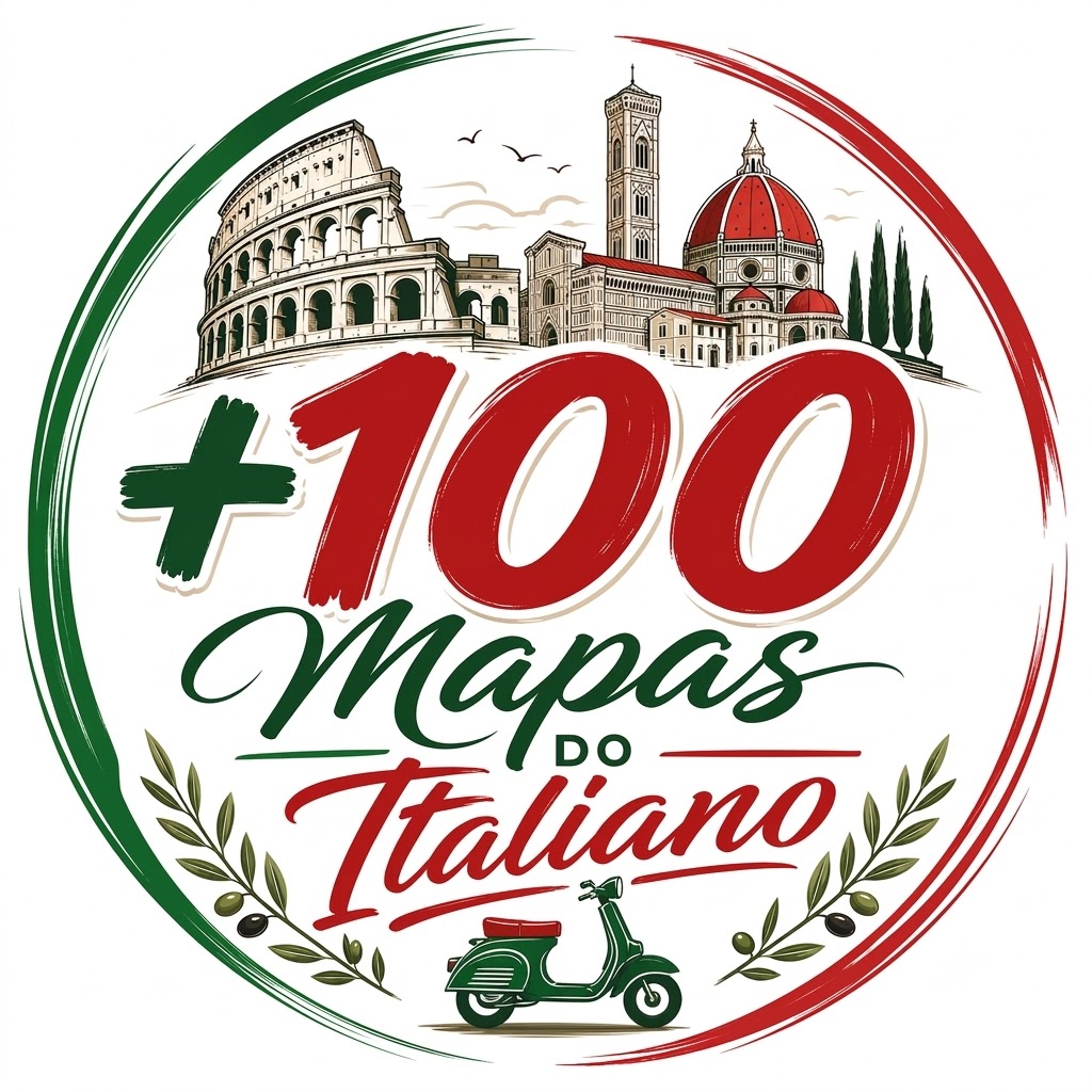 +100 Mapas Do Italiano
