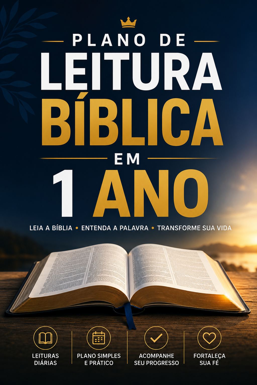 PLANO DE LEITURA BÍBLICA 1 ANO