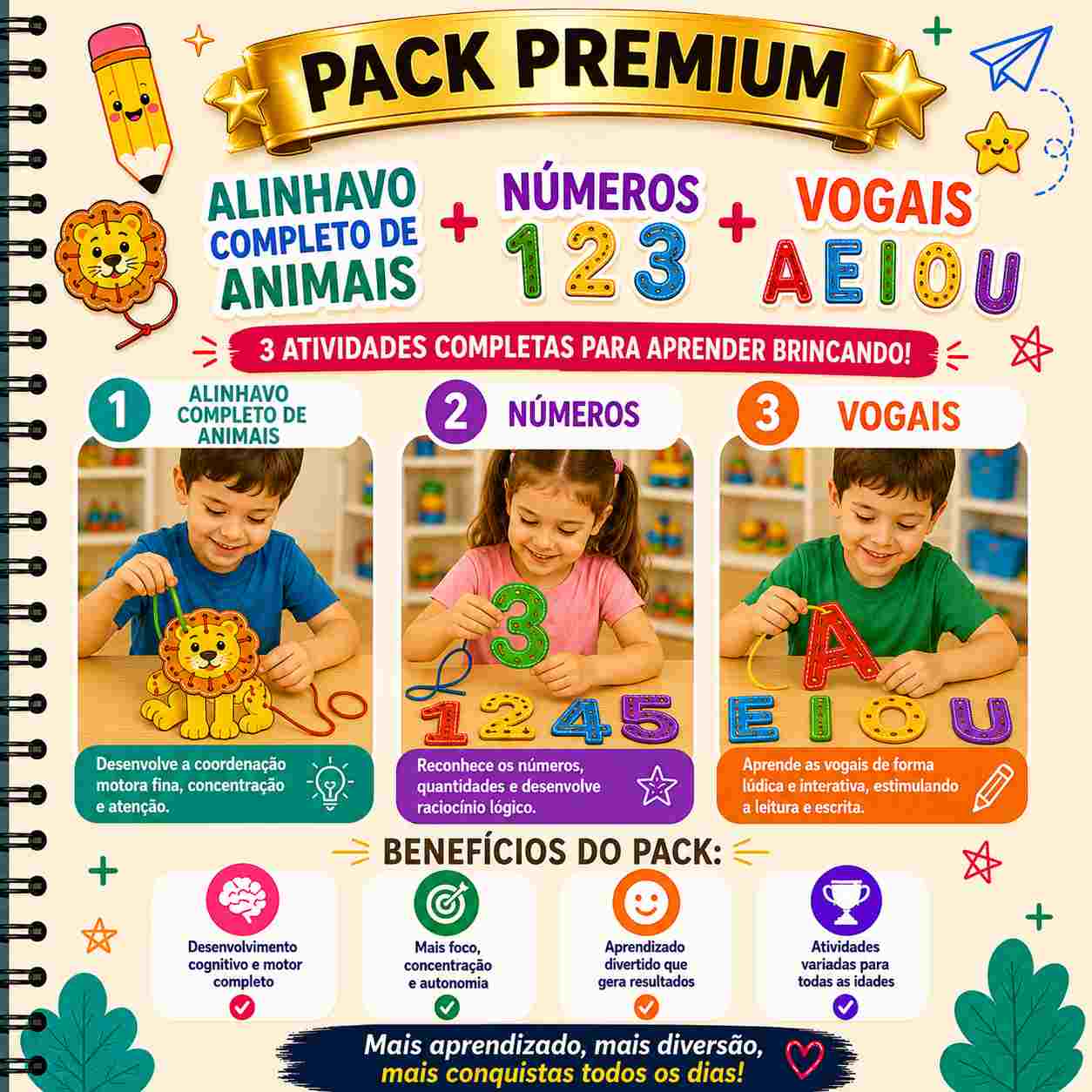 PACK PREMIUM Alinhavo completo 