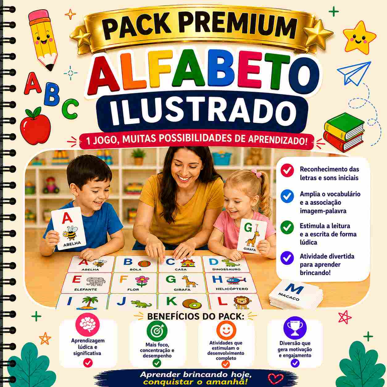 PACK PREMIUM Alfabeto Ilustrado