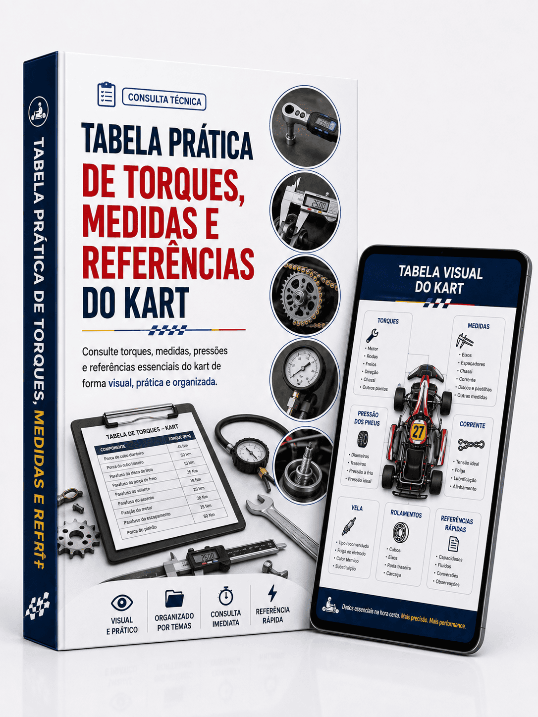 Tabela de Torques e Medidas do Kart