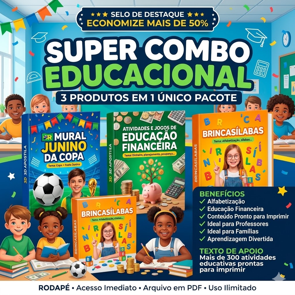 🎁 COMBO PEDAGÓGICO COMPLETO
