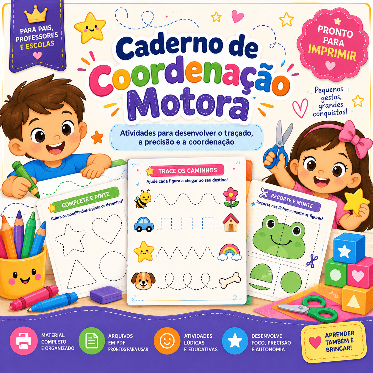 Caderno de Coordenação Motora