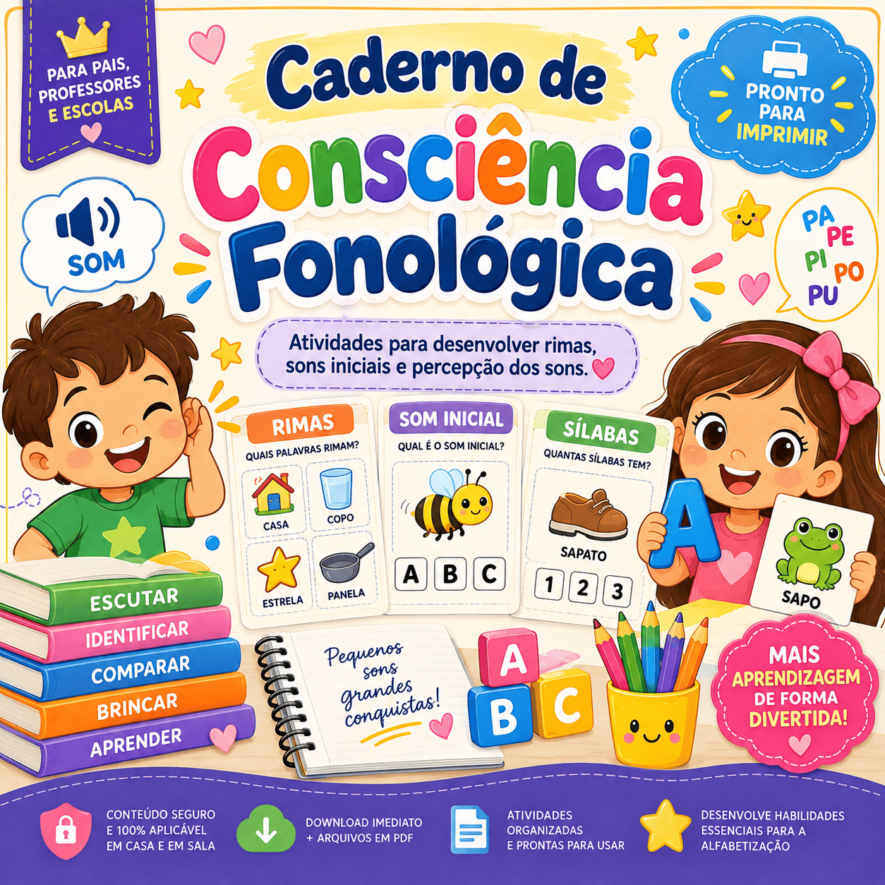 Caderno de Consciência Fonológica