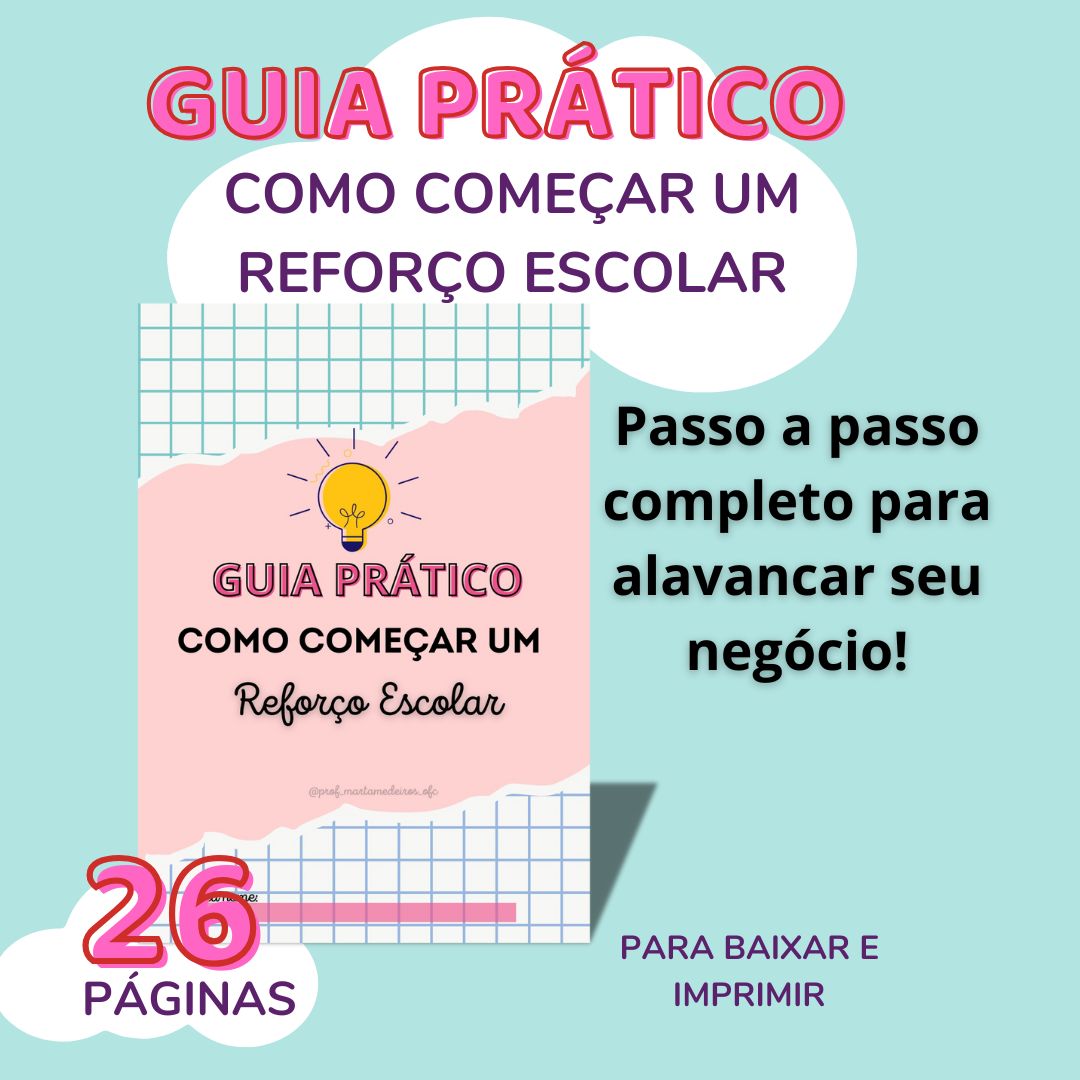 💲Como começar um Reforço escolar