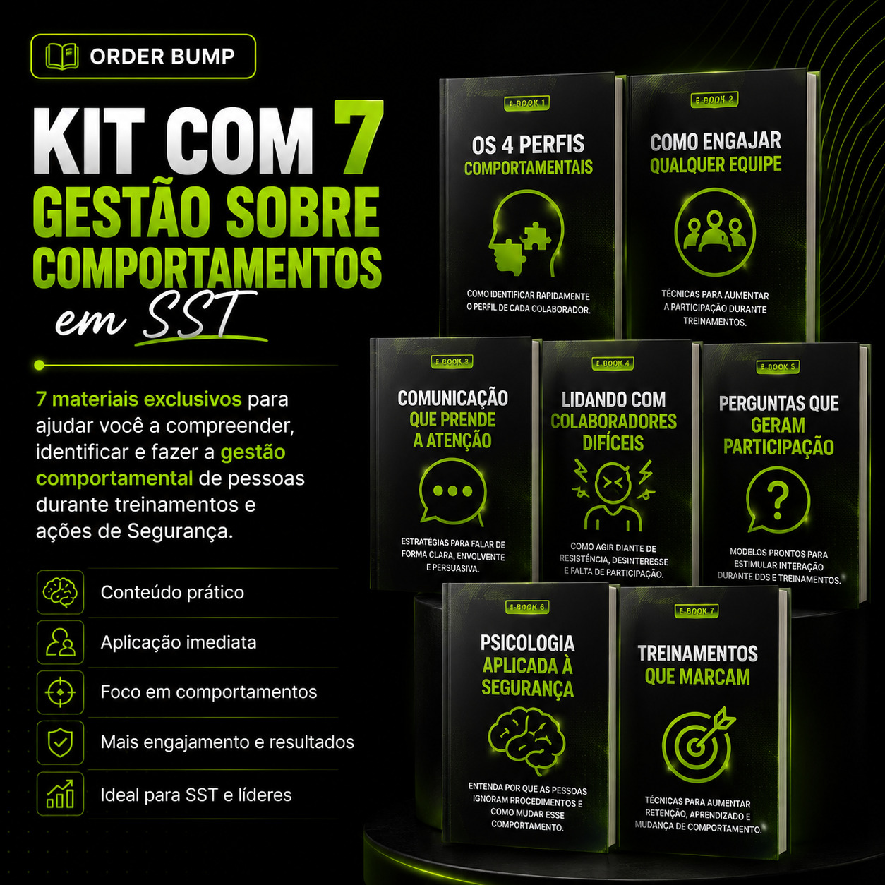 Kit com 7 gestão sobre comportamentos