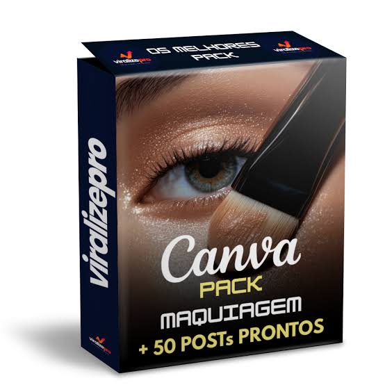 Pack de Artes Editáveis para Maquiagem