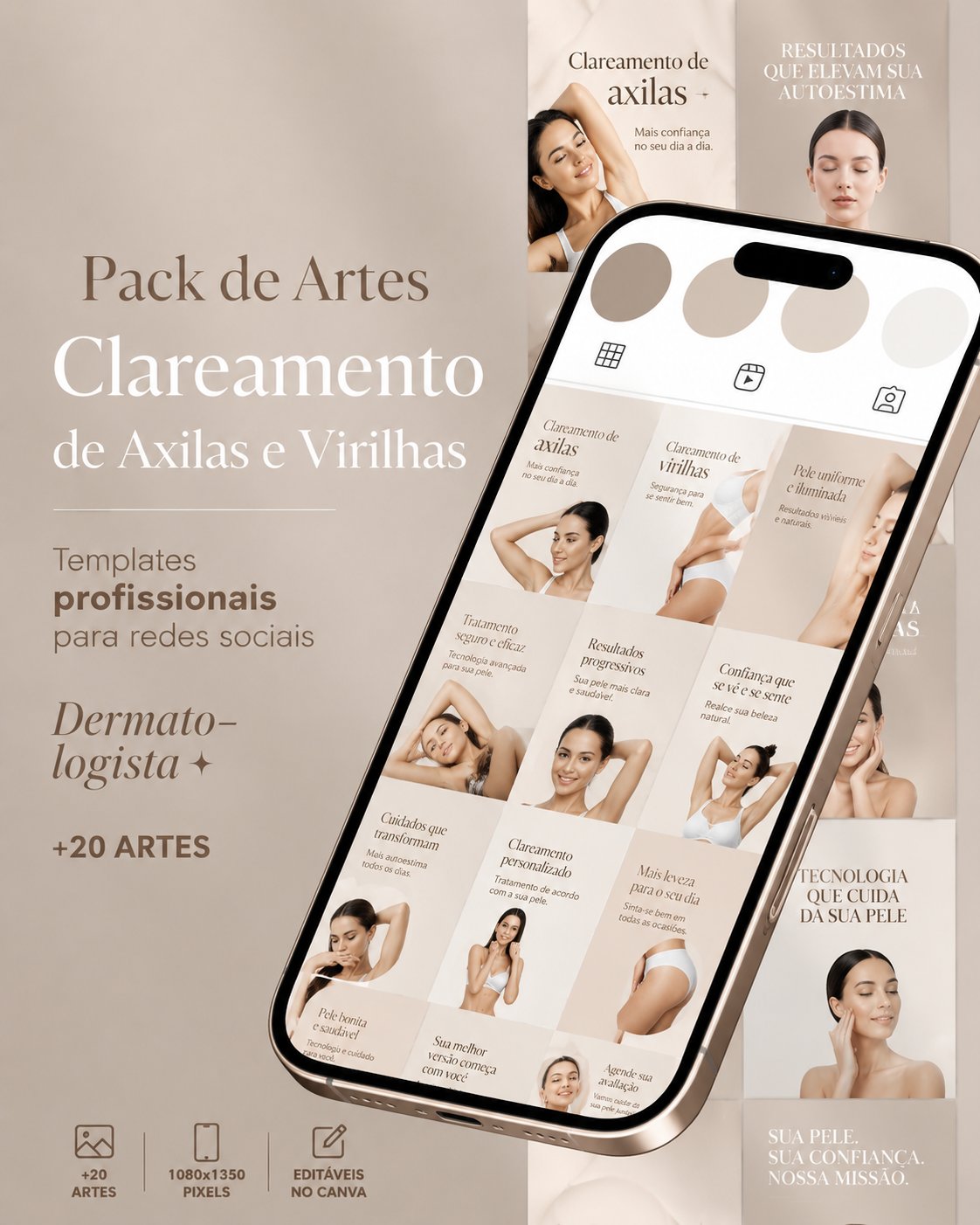 Pack de Artes Clareamento